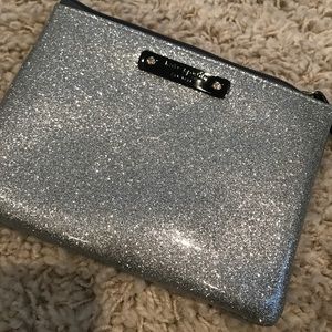 Silver Kate Spade clutch